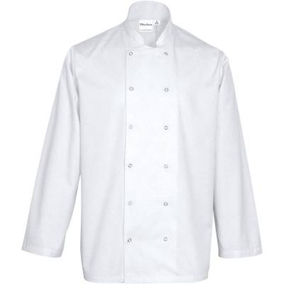 Bluza kucharska, unisex, CHEF, biała, rozmiar L - 634054 - Stalgast