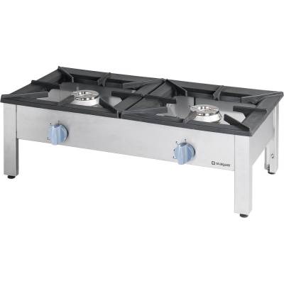 Taboret gazowy podwójny, 1140x605, 2x9.0 kW, G20/20 mbar - 773011 - Stalgast