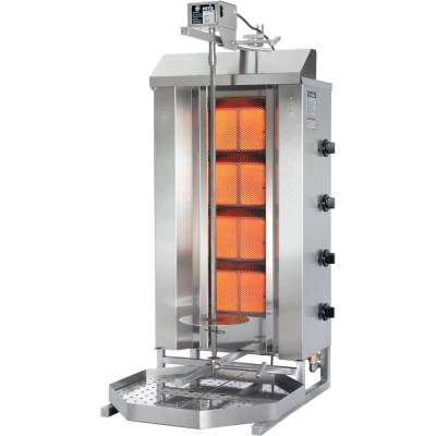 Gyros, kebab gazowy, GD 4, P 11.2 kW, G 20 - 777541 - Stalgast