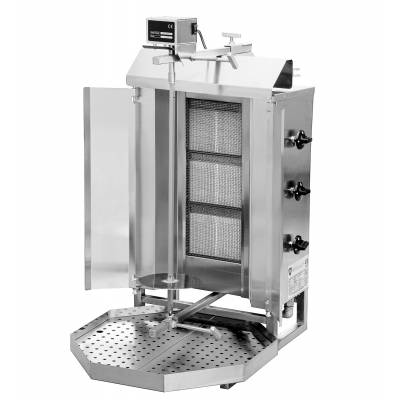 Gyros | opiekacz gazowy do kebaba | 3 palniki | wsad 40kg KLG220 - Resto Quality