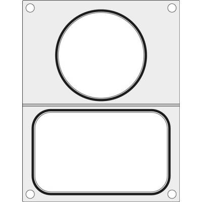 Matryca do zgrzewarki MANUPACK 190  na tackę  bez podziału  187x137 mm Wariant podstawowy - 805770 - Hendi