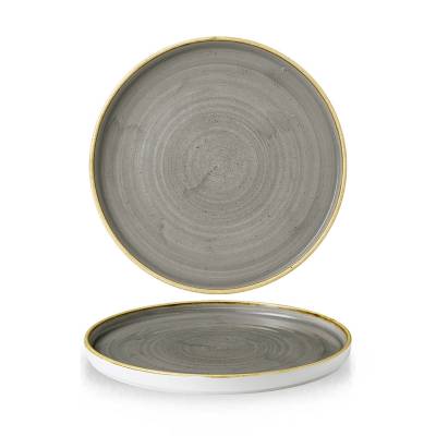 Talerz płytki z rantem Stonecast Peppercorn Grey 210 mm - SPGSWP211 - Fine Dine